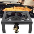 thumbnail image 4 of Quemador de Gas individual grande portátil para exteriores, cocina con anillo de ebullición de hierro fundido, estufa de Catering para acampada, 4 of 8