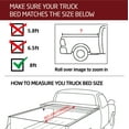 thumbnail image 2 of Kikito Vinyl Soft Roll-Up Tonneau Cover Truck Bed for 1999-2006, 07 Classic Silverado / Sierra 1500 2500 HD 3500 HD 8ft (96in) Bed, 2 of 9