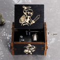 thumbnail image 3 of Manivela de mano de madera tallada antigua para niños, caja de música de Parque Jurásico de Reina, regalo de Navidad, suministro de fiesta de cumpleaños, juguete nuevo, 3 of 4