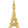 thumbnail image 1 of 14K Yellow Gold 3D Eiffel Tower Charm (30 X 11) Made In United States a1175, 1 of 6