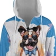 thumbnail image 4 of Happy Father's Day Best Boston Terrier Cool Dad Ever All Over Print 3D Hooded Duffle Toggle Coat Gentleman Dog Lover Gifts - 12007, 4 of 6
