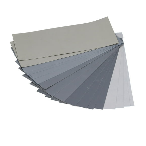 20Pcs Sand Paper Dry Wet Sandpaper 1000 to 7000 Grit Waterproof Set Kit for Sanding