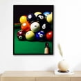 thumbnail image 4 of HOMICOZI Art Wall Decor Large s Ball Canvas Wall Art Pool Table Close up Picture Print Painting Modern Giclee Print Decoration for Home Office Living Room, 4 of 4