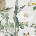 thumbnail image 4 of Yayeee Shower Curtain with Hooks 72"x72" Waterproof Fabric Bathroom Hanging Decor, Watercolor Forest Animals, 4 of 5