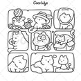 thumbnail image 2 of Libro para colorear Coco Wyo The Little Cat: vida acogedora, 2 of 9