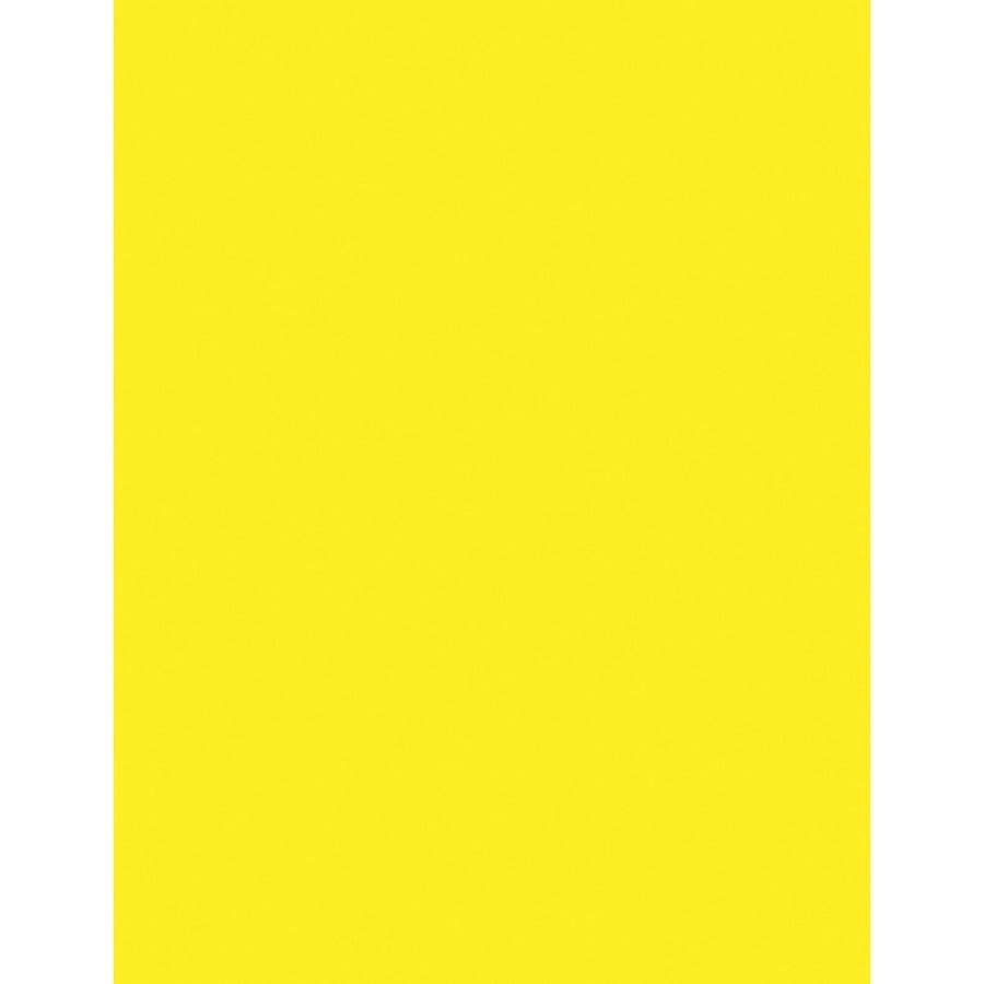 Pacon Laser Bond Paper Yellow 10% Recycled Content - Letter - 8.50" x 11" - 24 lb Basis Weight - 100 Sheets Bundle of 2 Packs