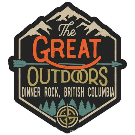 

Dinner Rock British Columbia The Great Outdoors Design 2-Inch Fridge Magnet