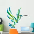 thumbnail image 1 of Humming-bird Vector Wall Decal by Wallmonkeys Peel and Stick Graphic (24 in W x 23 in H) WM272127, 1 of 4