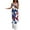 White#2, variant on Women's 4th of July Print Spaghetti Strap Romper – High Waisted Wide Leg Independence Day Jumpsuit with Pockets Stretchy Casual Holiday Outfit S-3XL