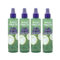 Pack of (4) Garnier Fructis Style Curl Shaping Spray Gel Curl Defining Strong 8.5 Fl oz.