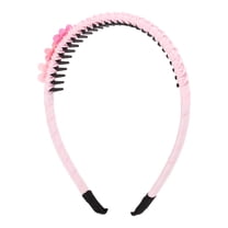 Unique Bargains 1 Pc Elegant Flower-shaped Headbands for Girls 5.51"x4.72"x0.83" Pink