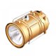 thumbnail image 1 of Lámpara de camping recargable por USB, luz para tienda de campaña al aire libre, linterna de energía solar, lámpara plegable, linterna de emergencia, antorcha dorada, 1 of 4