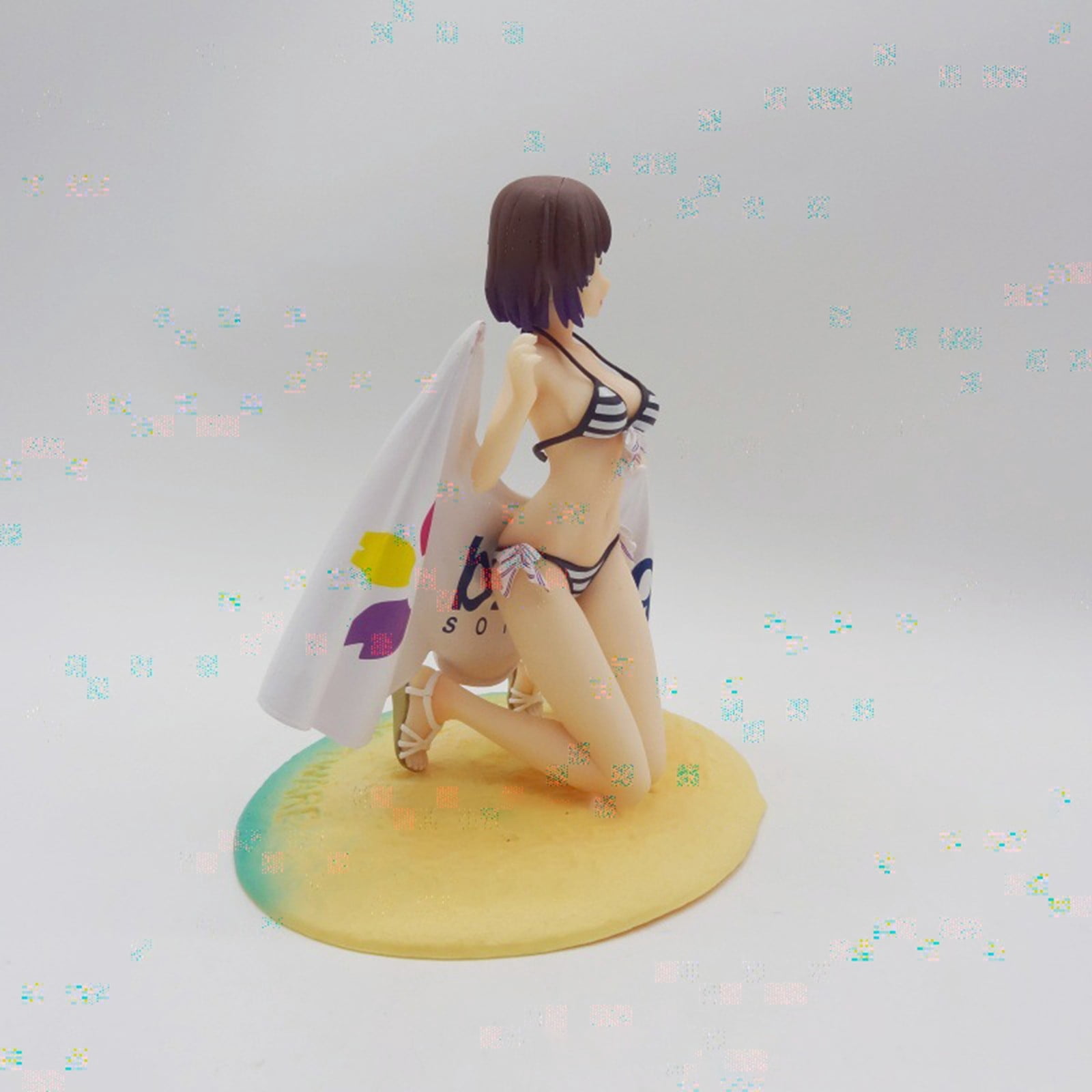 Katou Megumi Character Action Figures Anime Saekano: How To Raise A Boring Girlfriend Figurine Peripheral Decoration(6.7In-White)#1455