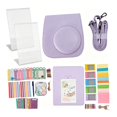 thumbnail image 4 of Kit accesorios para cámara instantánea, bolsa para cámara con correa para el hombro, práctica, sencilla, creativa y , protectora para viajes. Púrpura, 4 of 10