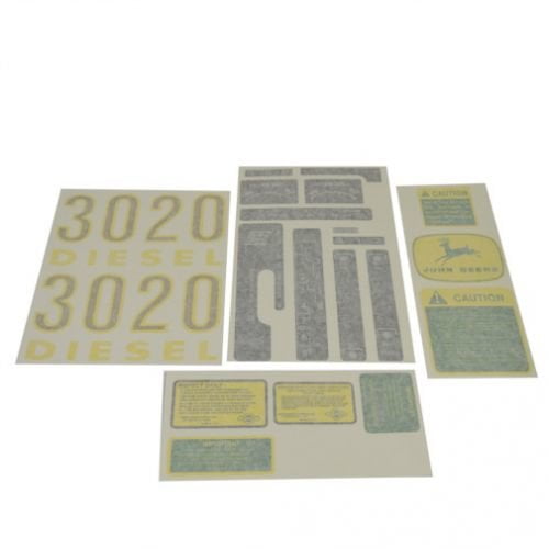 John Deere Decal Set, 3020, Vinyl