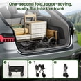 thumbnail image 6 of GVDV Collapsible Folding Wagon, 560LBS Large Heavy Duty Utility Cart with All-Terrain Wheels and Adjustable Handles for Shopping, Camping, Sports, Outdoor, Beach, Black, 6 of 9