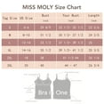 thumbnail image 3 of MISS MOLY Women Camisole Shelf Bra with Adjustable Strap Stretch Tank Top Basic Layering Cami Top for Daily Wearing, 3 of 7
