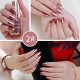 thumbnail image 2 of 18ml Metallic Nail Polish Half Mirror Effect Varnishes Metal Silver Long-Lasting Non-Peelable, 2 of 5