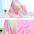 thumbnail image 2 of Fluffy Sofa Throw Blanket Decorative Long Plush Fuzzy Bed Throw for Couch Chair Bedroom Living Room, 2 of 9