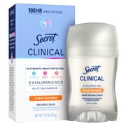 Secret Clinical 100HR Antiperspirant Deodorant, Invisible Solid, Stress Response, 1.6 oz