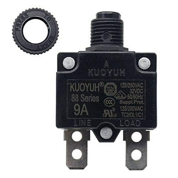 KUOYUH Circuit Breaker 88 series 125/250VAC 50/60Hz (1pc)