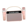 thumbnail image 1 of Xuanheng Mini Karaoke Machine Birthday Party Portable Speaker for Wedding Home Summer pink, 1 of 8