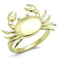 thumbnail image 1 of Alamode TK3199-10 Bague en Acier Inoxydable Or IP pour Femmes Sans Pierre - Taille 10, 1 of 1