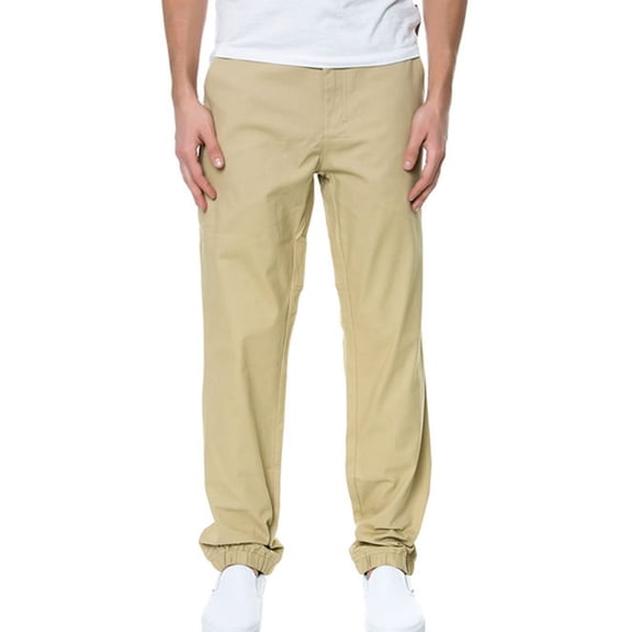 Crooks & Castles Mens The Infantry Casual Trouser Pants, Brown, 40W x 31L