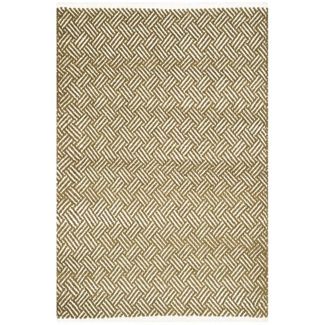 Safavieh Boston Collection BOS680B Handmade Olive Cotton Area Rug (4' x 6')