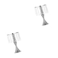 thumbnail image 2 of Inteprter Candle Holder Table Centerpiece for Wedding H Vase Flower Decor Plata 33 cm 2piezas, 2 of 4