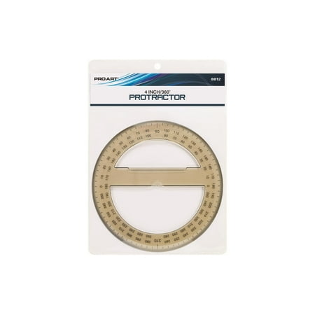 Pro Art Protractor 360 Degree 4"