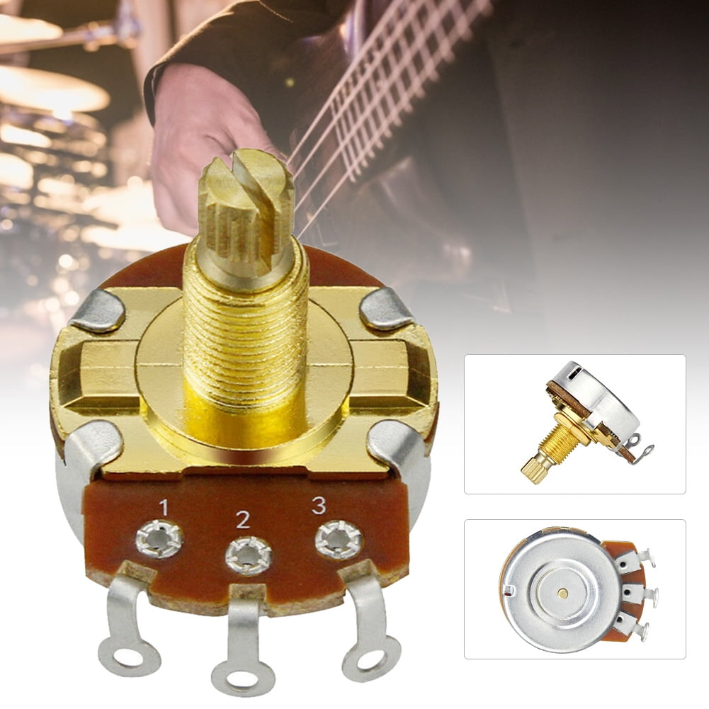 A500K B500K Bass Effect Tone Volume Electric Guitar Potentiometer