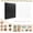 Black, variant on 30 Pack 600 Pockets 2x2” Coin Flip Sleeves, Heavy Duty Stamp Collection Pages for 3 Ring Binder, 20 Pocket Photo Slide Flips Organizer Sheet, Top Loading Clear Cardboard Coin Holder Sleeves