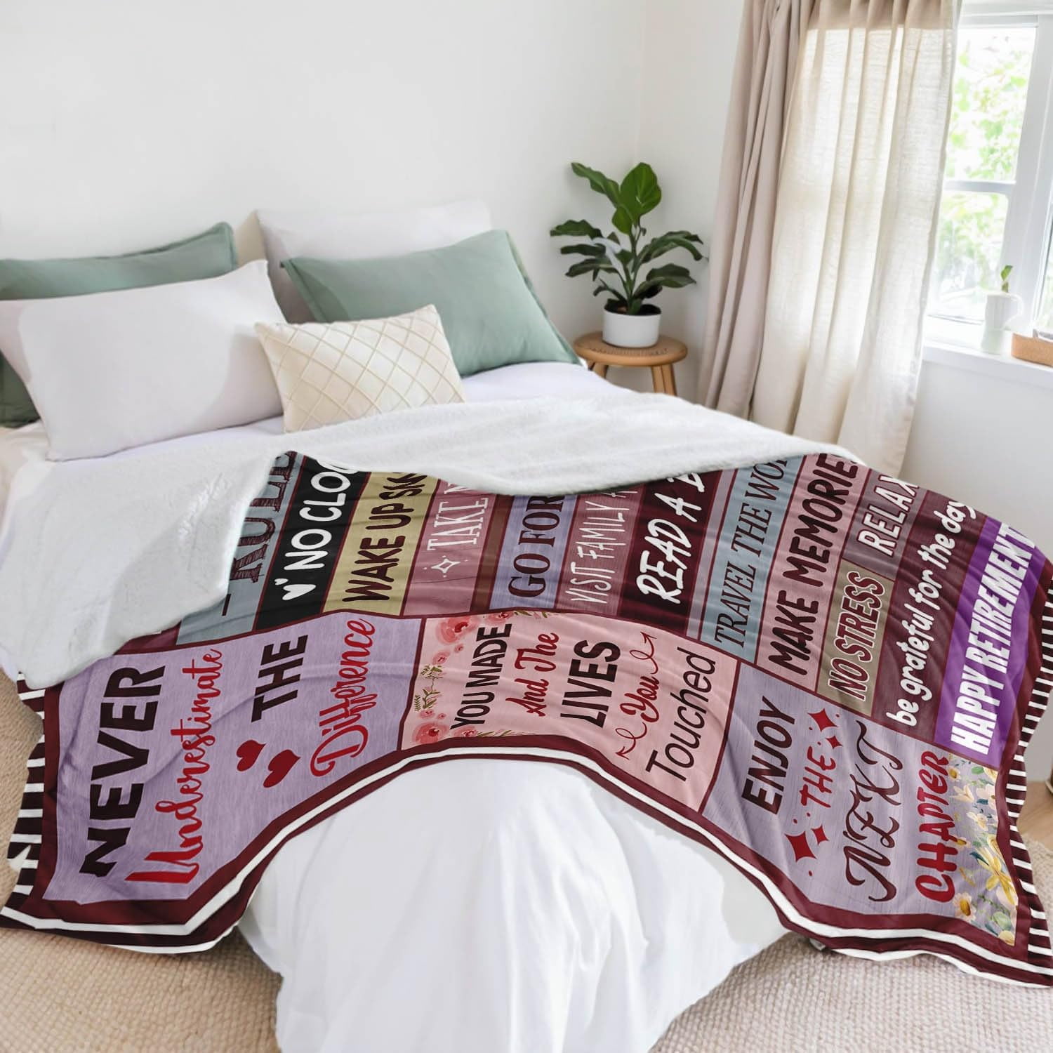 Retirement Gift for Woman, Retirement Gifts for Women Men 2025, Best Retirement Gifts, Retirement Gifts, Happy Retirement Gifts for Women Mom Teacher Nurse Coworkers, Retirement Blanket