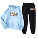 thumbnail image 1 of Puntoco Sudadera Con Capucha Para Mujer Sudadera De Manga Larga Con Bolsillo Pantalones De Moda Para Mujer Conjunto De Sudadera Estampada Liquidación Puntoco Puntoco-648, 1 of 2