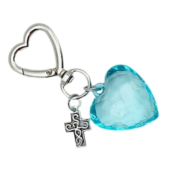 CIYISON Elegant Heart Keychain Pendant Key Charm Keyring for Everyday Use and Travel