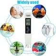 thumbnail image 4 of 3 In 1 TDS Water Tester TDS EC Temperature Water Meter 0-9999 ppm Accurate Electric Digital Water PPM Meter Hand-held Water Purity Tester for Drinking Water Swimming Pool Aquarium, 4 of 8