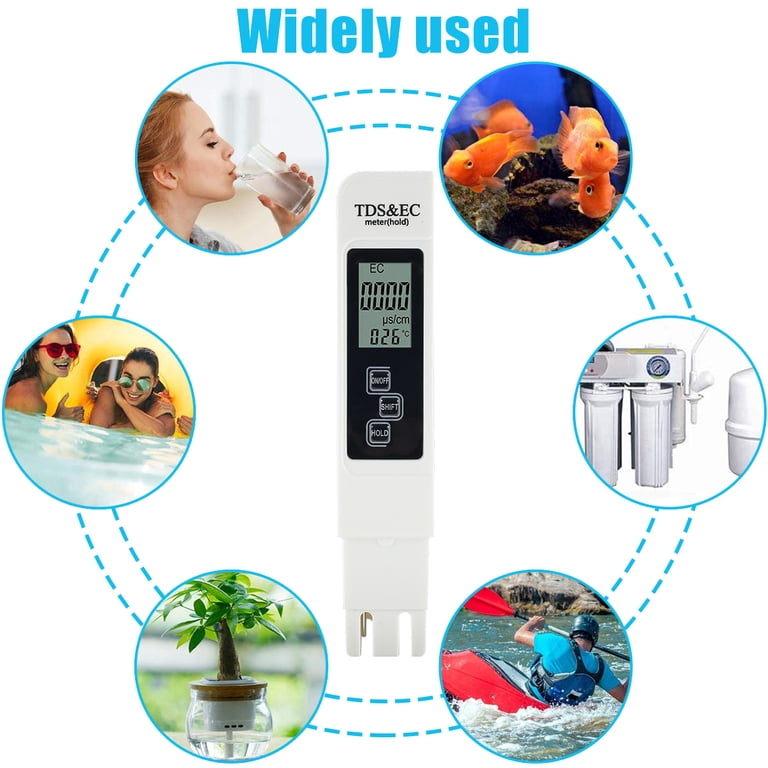 ZOUYUE 3 In 1 TDS Water Tester TDS EC Temperature Water Meter 0