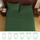 thumbnail image 2 of Gogreen Juego de Sábanas King de Bambú de 4 Pzas, Bolsillo Profundo de 16 Pulgadas, Transpirable, Súper Suave, Juego de Sábanas King Size - 2 Fundas de Almohada, 1 Sábana Plana, 1 Sábana Ajustable, 2 of 5