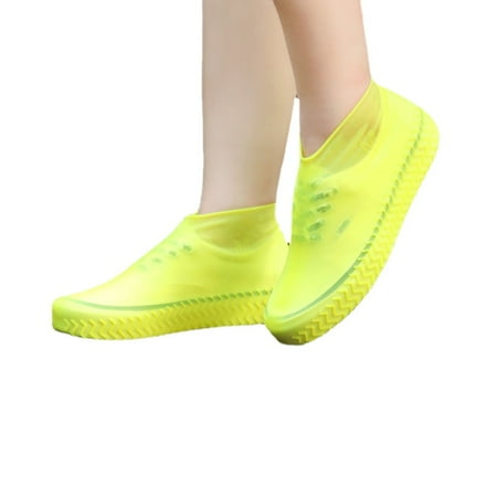 

Homgreen Silicone Waterproof Shoe Covers Rain Socks Reusable Foldable Non-Slip Shoes Boots Shoes Covers Overshoe for Indoor Rain Snow Grassland Shoes for Men & Women & Children
