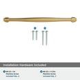 thumbnail image 4 of Amerock Enlivity 8-13/16 inch (224mm) Center-to-Center Champagne Bronze Cabinet Pull, 4 of 6