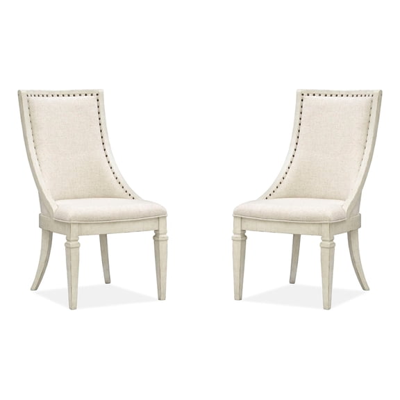 Magnussen Newport Wood Dining Arm Chair with Upholstered Seat & Back