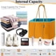 thumbnail image 5 of Bolso de Playa Tote QOGiR Neopreno Naranja/Azul Extra Grande, 5 of 7