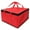 Red, variant on Qumonin Cake Pizza Takeout Insulated Bag Large capacity Take out Food Storage Bag Portable Food Preservation Bag