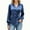 Navy women's v neck long sleeve blouse a1, variant on Summer Women's V Neck Long Sleeve Blouse Satin Wrap Button Down Elegant Casual Tops Beach Vacation Fashion Clothes, Red 2XL