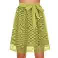 thumbnail image 3 of DHFJKG Womens Tulle Midi Skirts Polka Dot Layered Bow Skirt Dancewear Stage Show Flowy A Line Versatile Skirt, 3 of 9