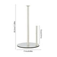 thumbnail image 3 of geerera Countertop Paper Towel Holder, Metal Stand with Weighted Base, One-Handed Tear Dispenser for Kitchen and Bathroom, 3 of 7