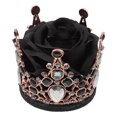 thumbnail image 1 of unbranded Crown Hair Clip De Aleación Duradero Con Rosa Y Rhinestones Para Uso Diario, 1 of 8