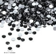 thumbnail image 2 of Uxcell 1440Pcs Glass Diamante Rhinestone, Man Made Gems Black 1.5-1.7 mm, 2 of 6