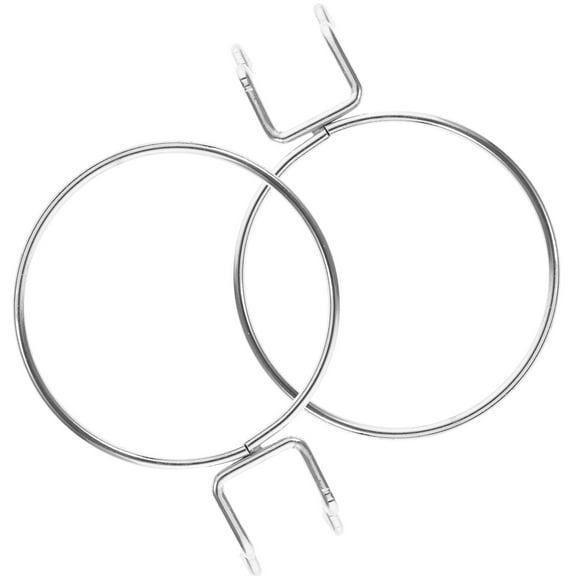 6 pcs  Pegboard Hook Pegboard Circle Hook Stainless Steel Craft Storage Organizer